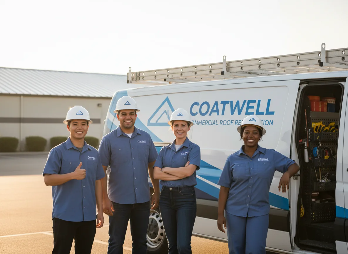 Commercial roof coating company in Aurora, KS